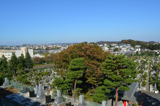 お墓の近くの不動産