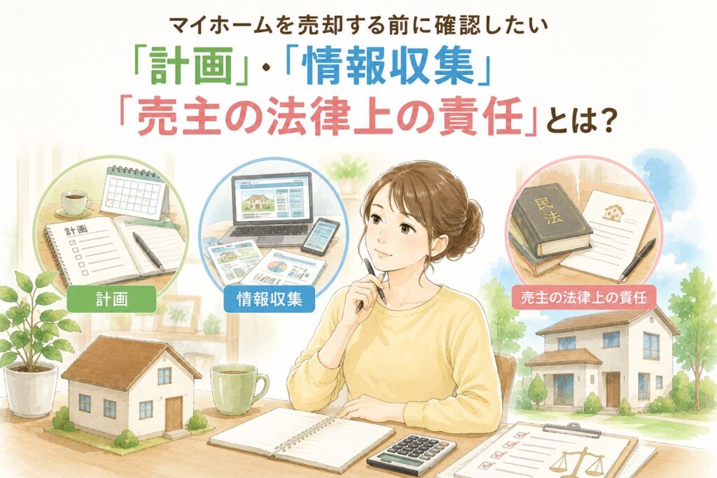 マイホームを売却する前に確認したい「計画」「情報収集」「売主の法律上の責任」とは？