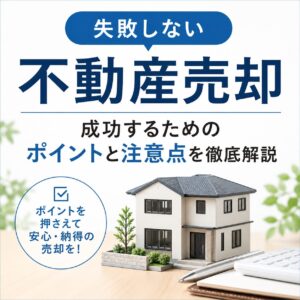 失敗しない不動産売却|成功するためのポイントと注意点を徹底解説